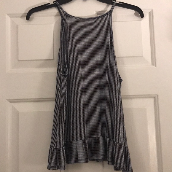 blue and white striped tank top - Picture 3 of 3